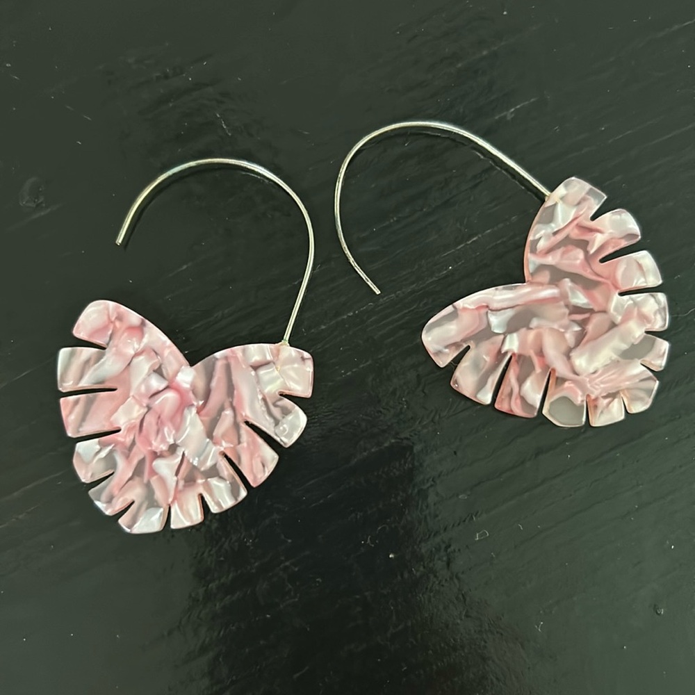 Pink earrings